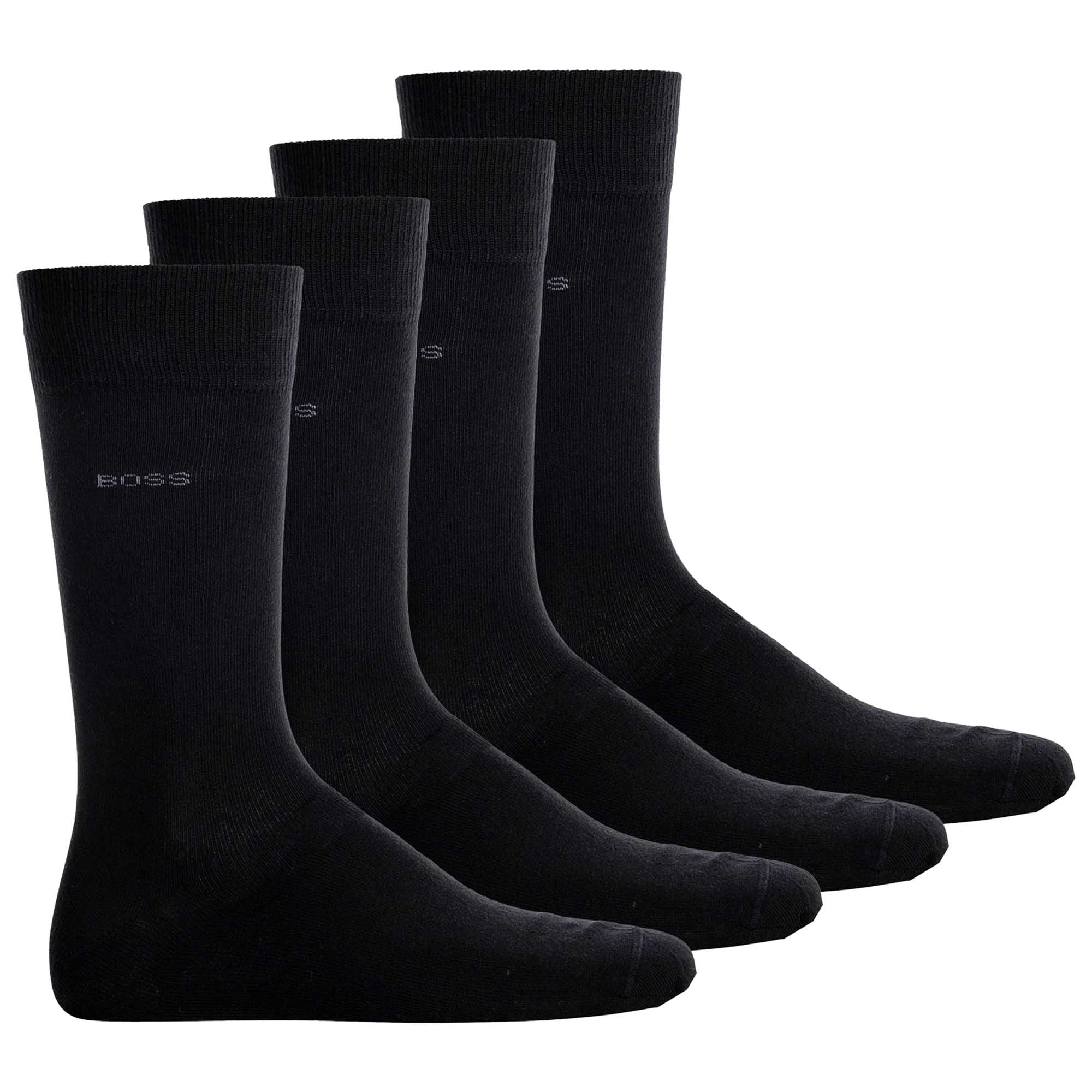 BOSS Men's Socks, 4-pack - 4P RS Uni CC, short socks, Combed Cotton