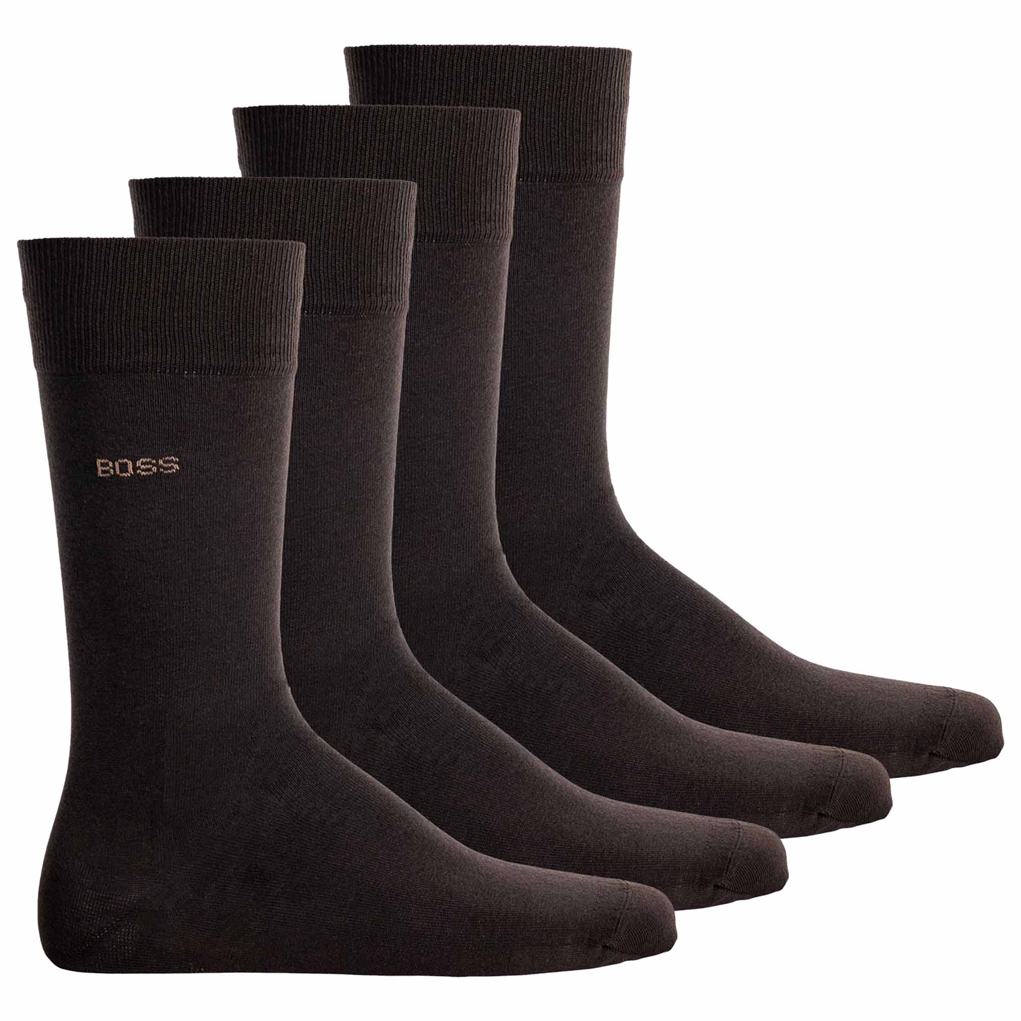 BOSS Men's Socks, 4-pack - 4P RS Uni CC, short socks, Combed Cotton