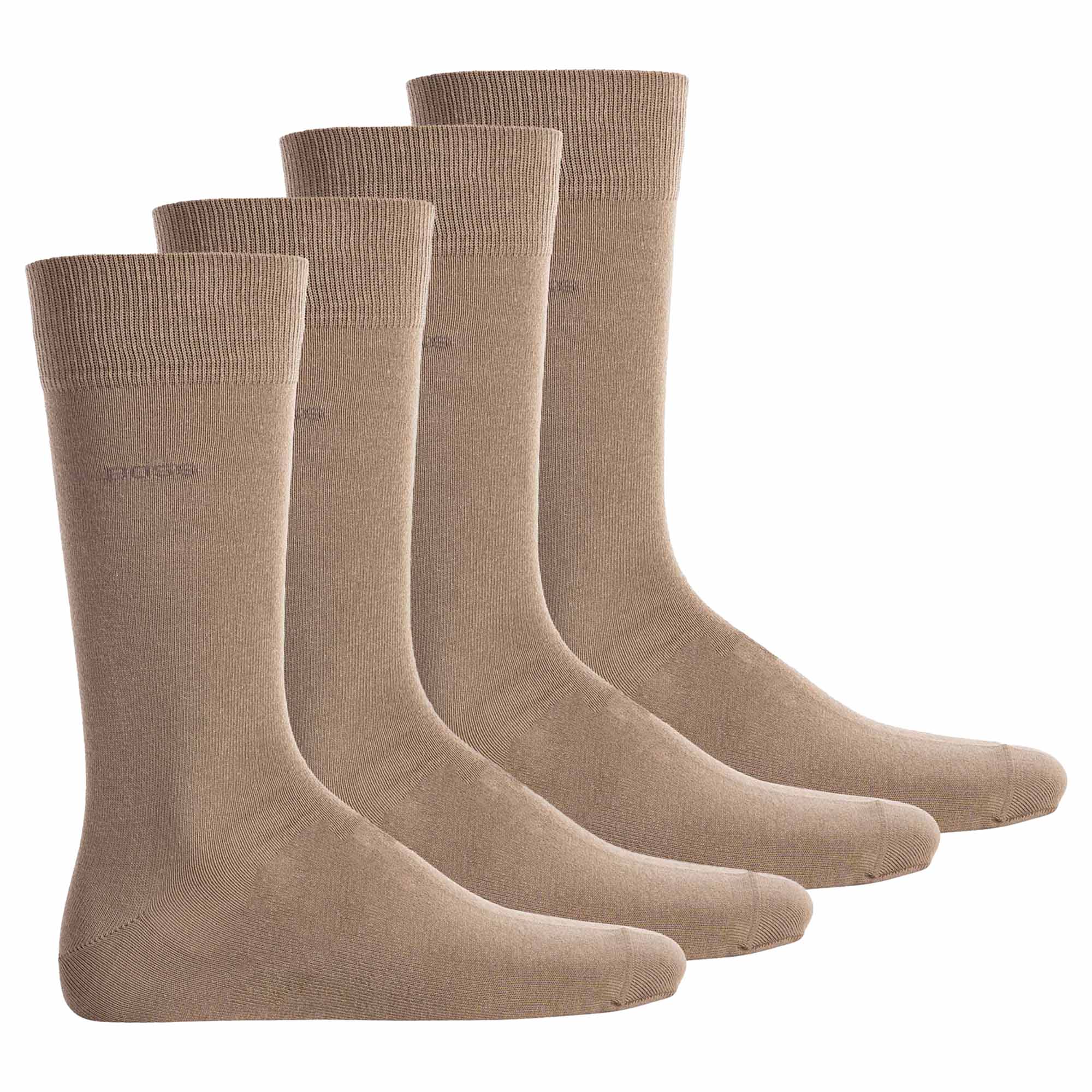 BOSS Men's Socks, 4-pack - 4P RS Uni CC, short socks, Combed Cotton