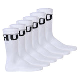 HUGO Herren Socken, 6er Pack - QS Iconic CC, gerippt, Logo, Baumwollmischung
