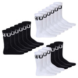 HUGO Herren Socken, 6er Pack - QS Iconic CC, gerippt, Logo, Baumwollmischung
