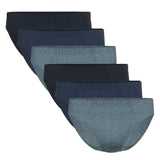 Seidensticker Herren Slips, 6er Pack - Brief 6-Pack, Single Jersey, Baumwollmischung, einfarbig