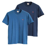 Levi's Herren T-Shirt 2er Pack - "Original Housemark Tee", Rundhals, Baumwolle