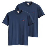 Levi's Herren T-Shirt 2er Pack - "Original Housemark Tee", Rundhals, Baumwolle