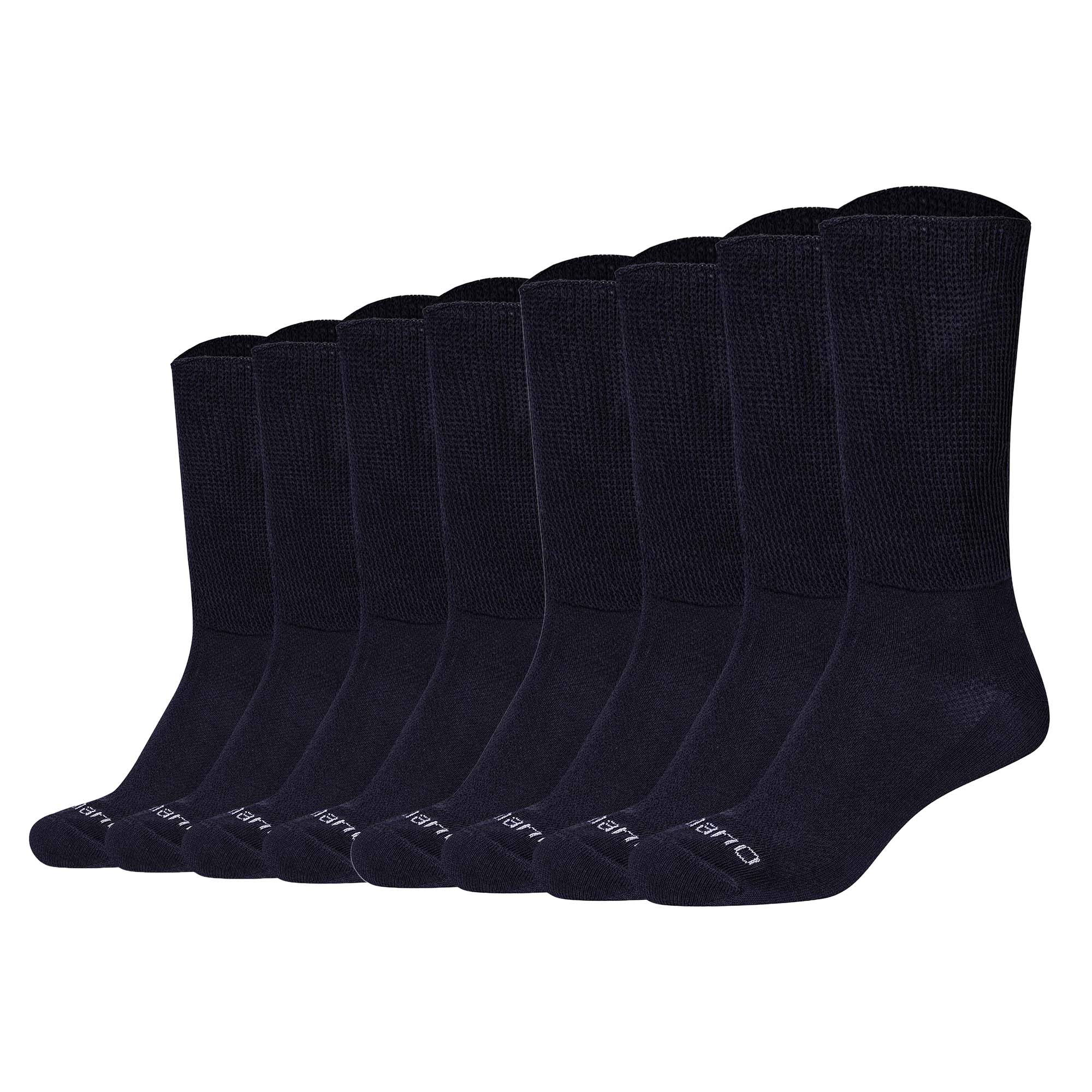 Camano Unisex Socken, 8er Pack - Organic Diabetic Socks, Diabetiker-Socken, einfarbig