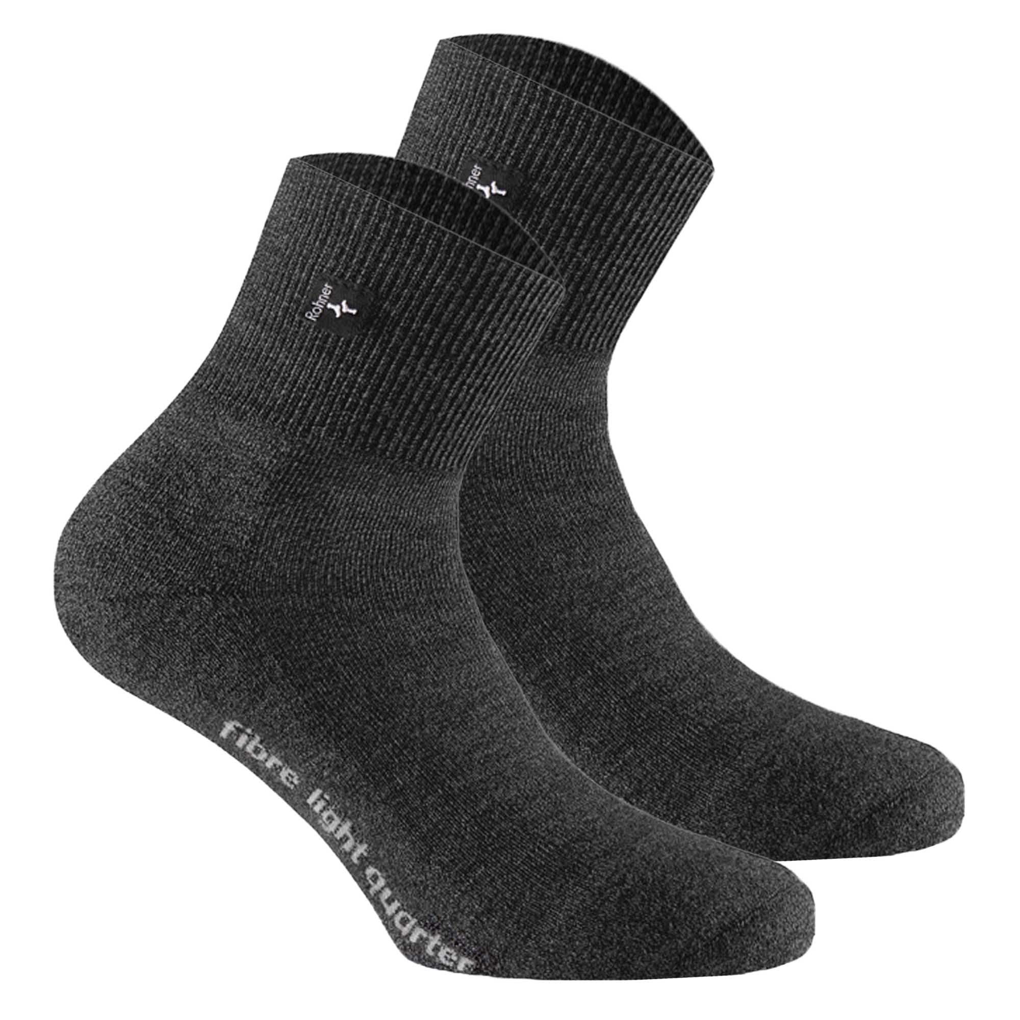 Rohner Advanced Socks Unisex Quarter Trekking Socks - Fibre Light Quarter
