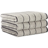 CAWÖ Gästetuch, 3er Pack - C Balance, 30x50 cm, Walkfrottier, Baumwolle, Streifen