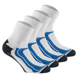 Rohner Basic Unisex Quarter-Socken, 4er Pack - Quarter Sport, Baumwoll-Mix