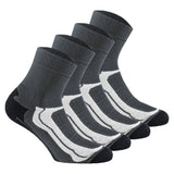 Rohner Basic Unisex Quarter-Socken, 4er Pack - Quarter Sport, Baumwoll-Mix