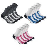 Rohner Basic Unisex Quarter-Socken, 4er Pack - Quarter Sport, Baumwoll-Mix