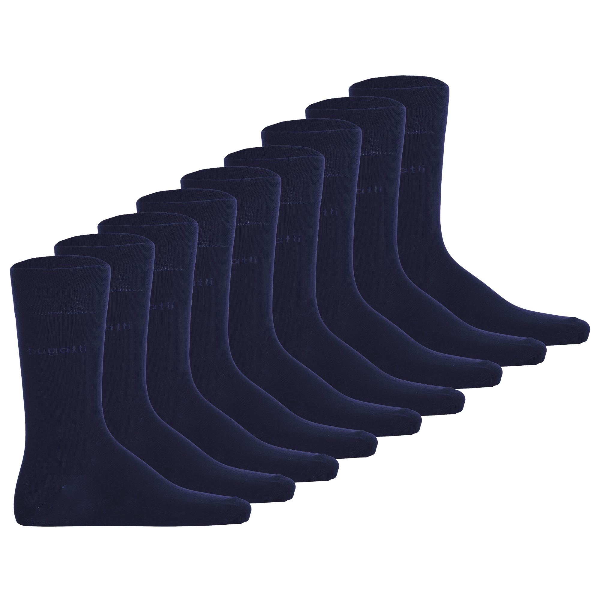 bugatti Herren Socken, 9er Pack - Socks Soft Cotton Uni Basic