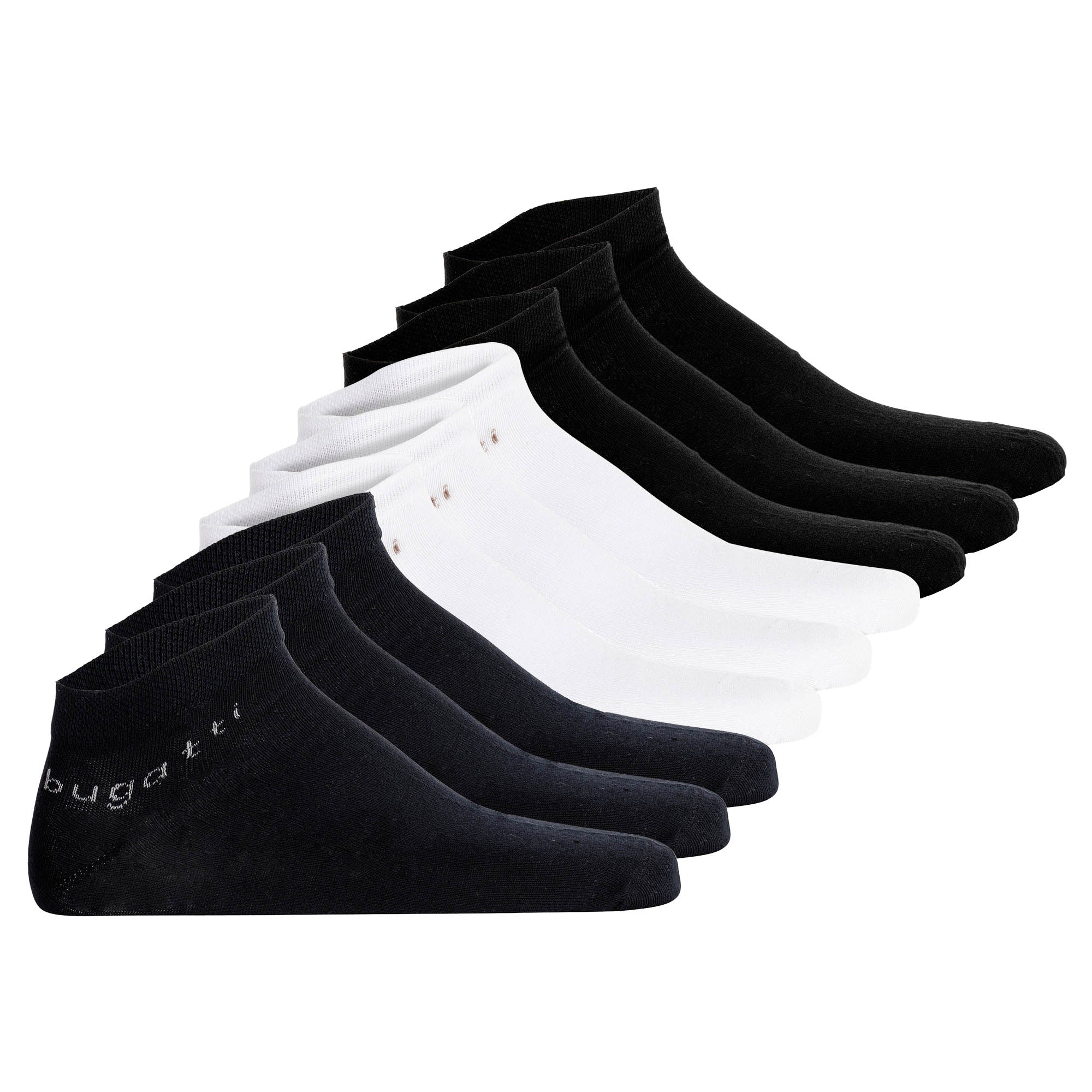 bugatti Herren Sneakersocken 9er Pack - Socks Soft Cotton Uni Basic