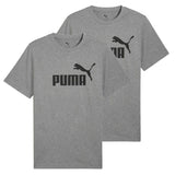 PUMA Herren T-Shirt 2er Pack - ESS No.1 Logo Tee, Rundhals, Kurzarm, uni