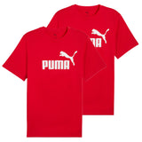 PUMA Herren T-Shirt 2er Pack - ESS No.1 Logo Tee, Rundhals, Kurzarm, uni