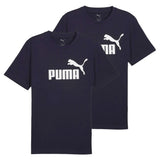 PUMA Herren T-Shirt 2er Pack - ESS No.1 Logo Tee, Rundhals, Kurzarm, uni