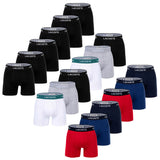 LACOSTE Herren Boxershorts, 6er Pack - Boxer Briefs, Cotton Stretch, Logobund