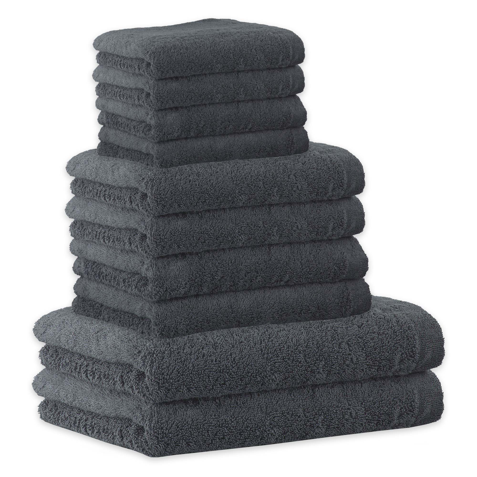 CAWÖ Handtuch Set, 10-tlg. - Lifestyle, 2x Duschtuch, 4x Handtuch, 4x Gästetuch
