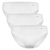 AMMANN Herren Slip 3er Pack - Mini Slip Cotton & More, Ton-in-Ton Streifen, Baumwollmischung