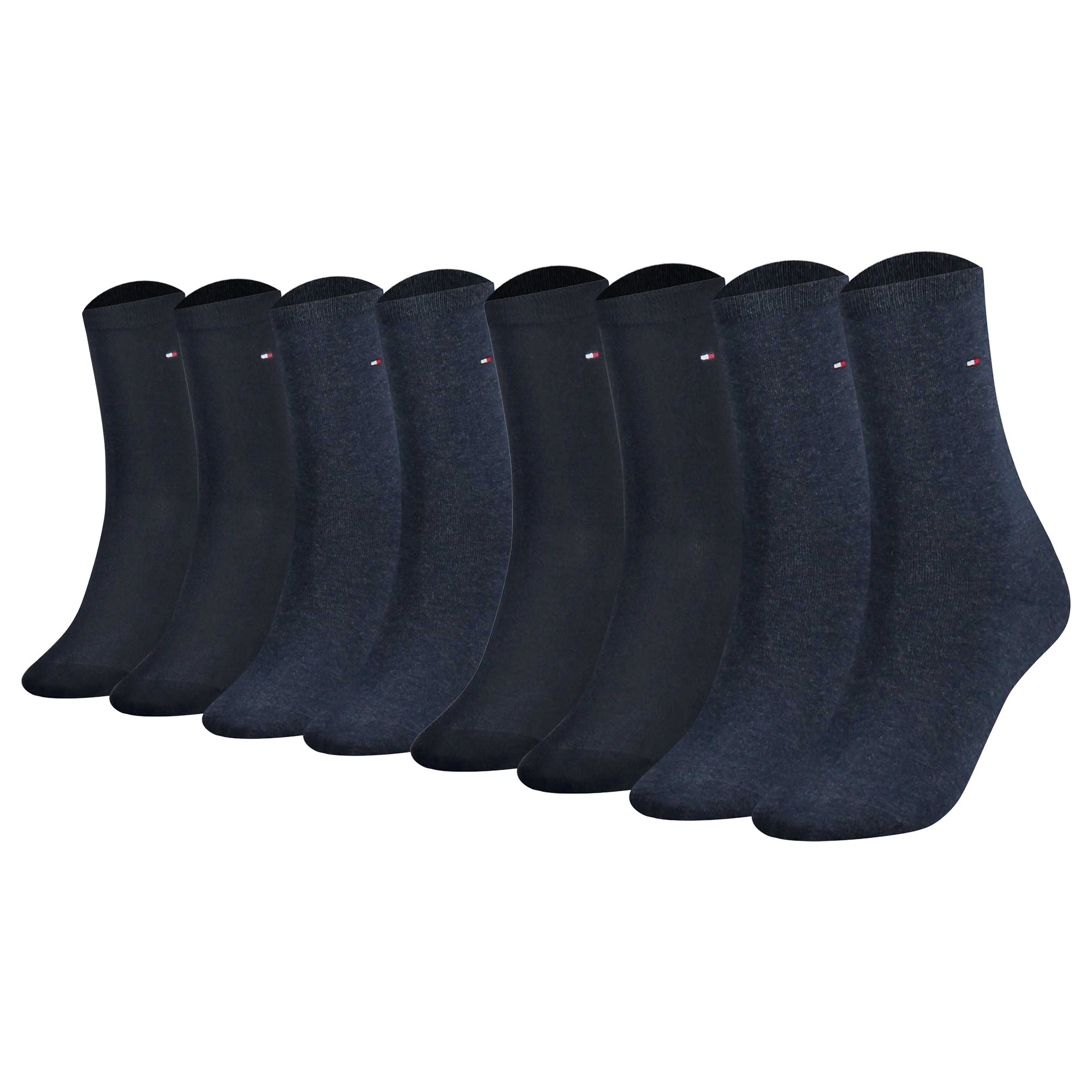 TOMMY HILFIGER Damen Socken, 8er Pack - Sock Casual, ECOM, Kurzsocken, uni