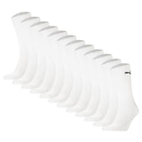 PUMA Unisex Sportsocken, 12er Pack - Sport Crew Socken, ECOM, Logo, einfarbig
