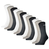 PUMA Unisex Sports Socks, 12-Pack - Sport Crew Socks, ECOM, Logo, plain