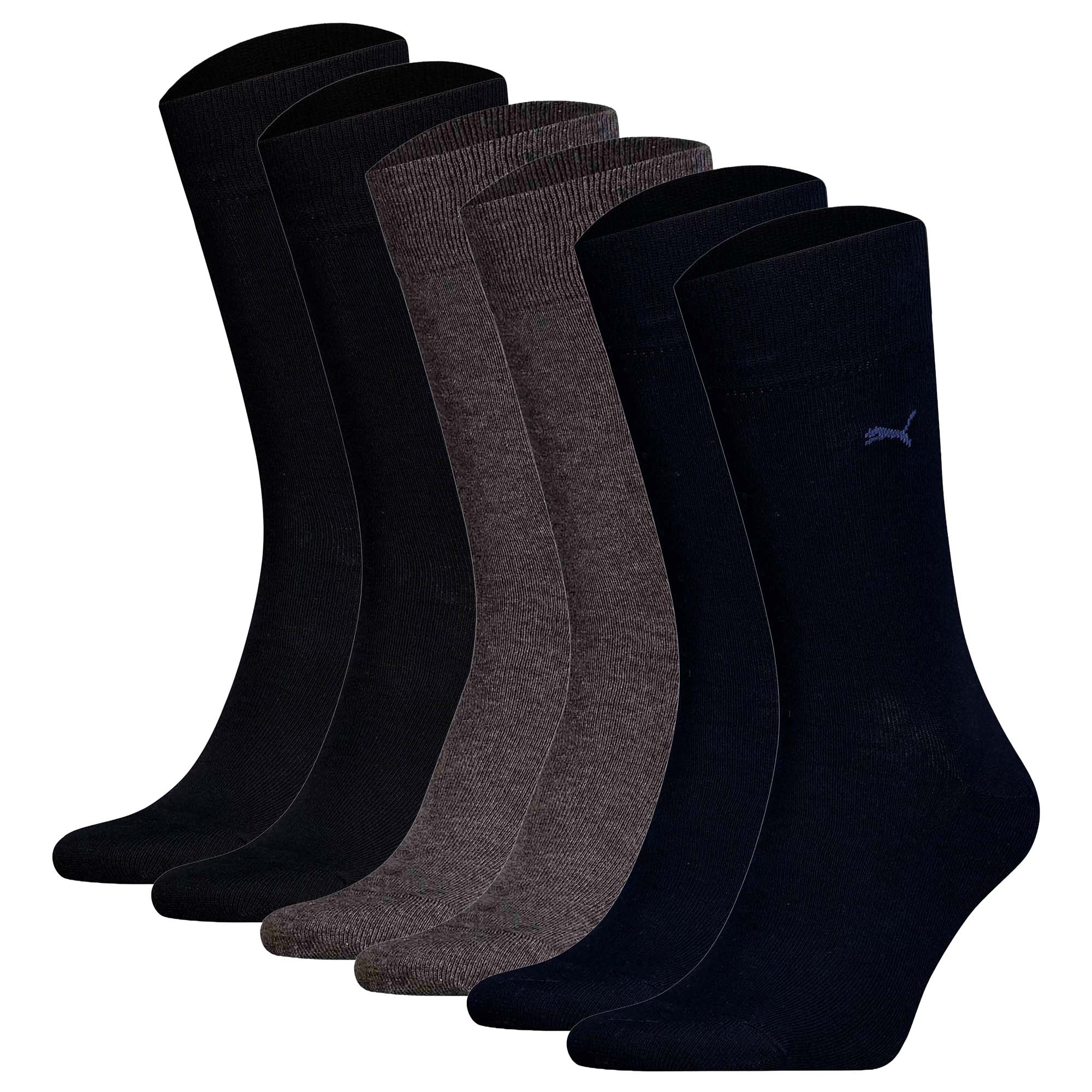 PUMA Herren Socken, 6er Pack -  Classic, Kurzsocken, Logo, einfarbig