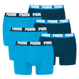 PUMA Herren Boxershorts, 6er Pack - Everyday Basic Boxers 6P, Cotton Stretch, einfarbig