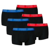 PUMA Herren Boxershorts, 6er Pack - Everyday Trunks 6P, Cotton Stretch, einfarbig