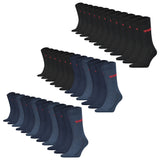 Levi's Herren Socken 12er Pack - Regular Cut Batwing, ECOM, Logo, einfarbig