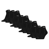 PUMA Unisex Quartersocken, 12er Pack - Cushioned Quarter 12P, Logo, einfarbig