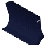 HEAD Unisex Socken, 12er Pack - All Sport Training Crew, Sportsocken, Logo