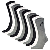 HEAD Unisex Socken, 12er Pack - All Sport Training Crew, Sportsocken, Logo