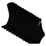 HEAD Unisex Socken, 12er Pack -  All Sports Training Short Crew, Sportsocken, Logo, einfarbig
