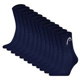 HEAD Unisex Socken, 12er Pack -  All Sports Training Short Crew, Sportsocken, Logo, einfarbig
