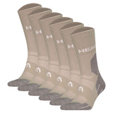 HEAD Unisex Wandersocken, 6er Pack - Hiking All Climates Crew, Sportsocken, Logo