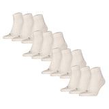 PUMA Unisex Quartersocken, 12er Pack - Quarter Plain 12P, Logo, einfarbig
