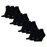 PUMA Unisex Quartersocken, 12er Pack - Quarter Plain 12P, Logo, einfarbig