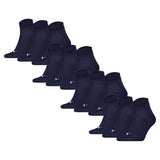 PUMA Unisex Quartersocken, 12er Pack - Quarter Plain 12P, Logo, einfarbig