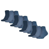 PUMA Kinder Quarter Socken, 12er Pack - Plain Quarter 12P, Logos, einfarbig