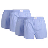 TOM TAILOR Herren Boxershorts, 4er Pack - Web-Shorts, Baumwolle, Poplin, kariert