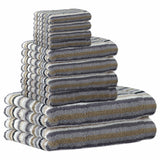 CAWÖ Handtuch Set, 10-tlg. - C Life Style Stripes, 2x Duschtuch, 4x Handtuch, 4x Gästetuch