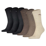 PUMA unisex sports socks, 6-pack - tennis socks, crew sports socks, solid colour (2x 3 pairs)