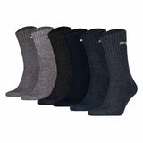 PUMA Unisex Sportsocken, 6er Pack - Tennissocken, Crew Sport Socken, einfarbig (2x 3 Paar)