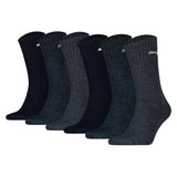 PUMA Unisex Sportsocken, 6 Paar - Tennissocken, Crew Sport Socken, einfarbig