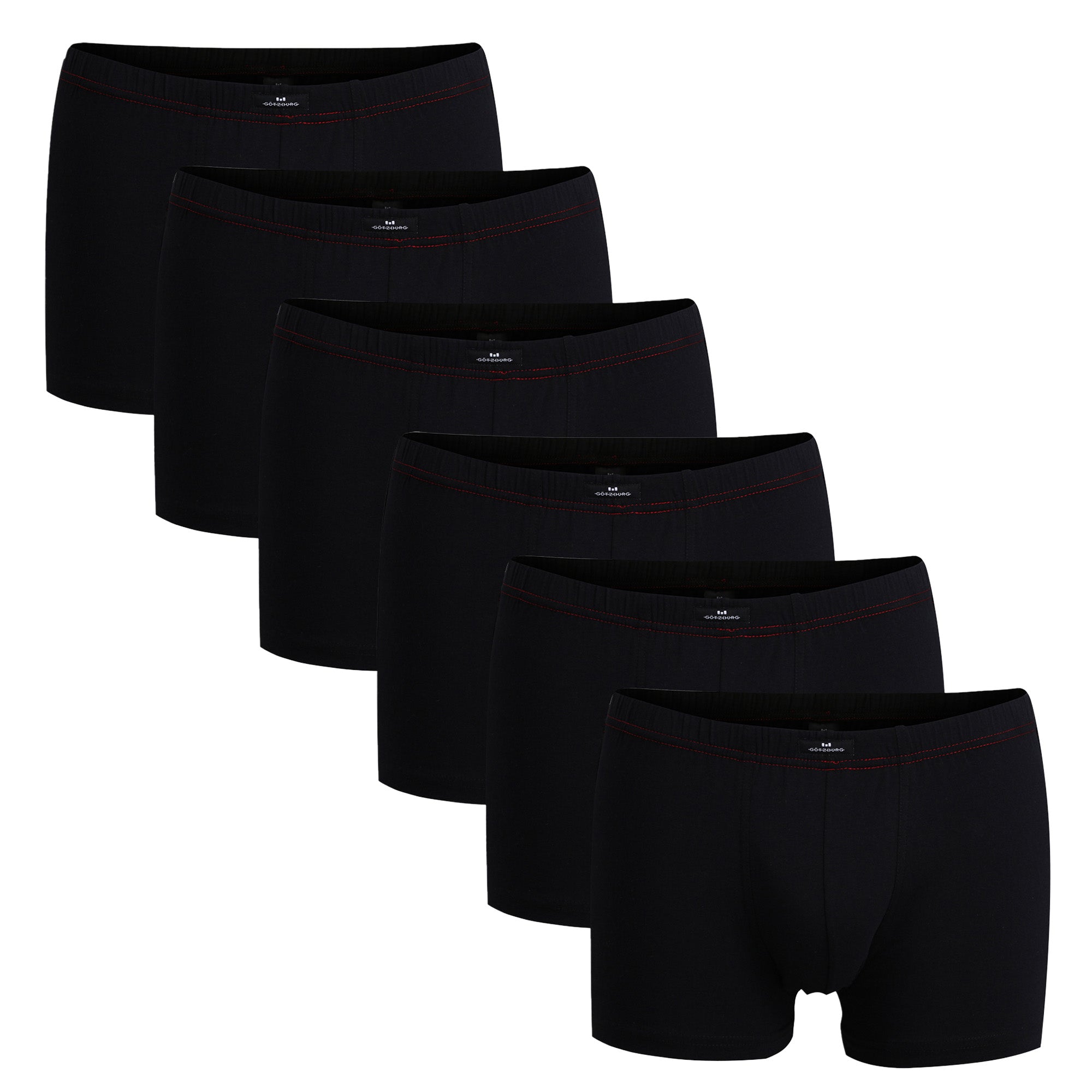 Götzburg Herren Pants 6er Pack - Single Jersey, Unterwäsche Set, Cotton Stretch