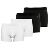 GÖTZBURG Herren Boxershorts, 4er Pack - X-lastic, Unterwäsche, Unterhosen, Logo, einfarbig