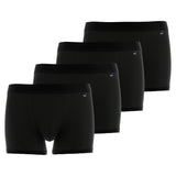 GÖTZBURG Herren Boxershorts, 4er Pack - X-lastic, Unterwäsche, Unterhosen, Logo, einfarbig