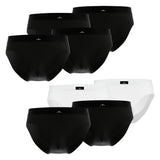 GÖTZBURG Herren Slips, 4er Pack - X-lastic, Unterwäsche, Unterhosen, Logo, einfarbig