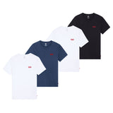 Levi's Herren T-Shirts, 4er Pack - "The Graphic Tee - 4 Pack", Rundhals, Baumwolle