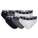 CR7 Herren Slips, 6er Pack - Briefs, Logobund, Stretch Cotton
